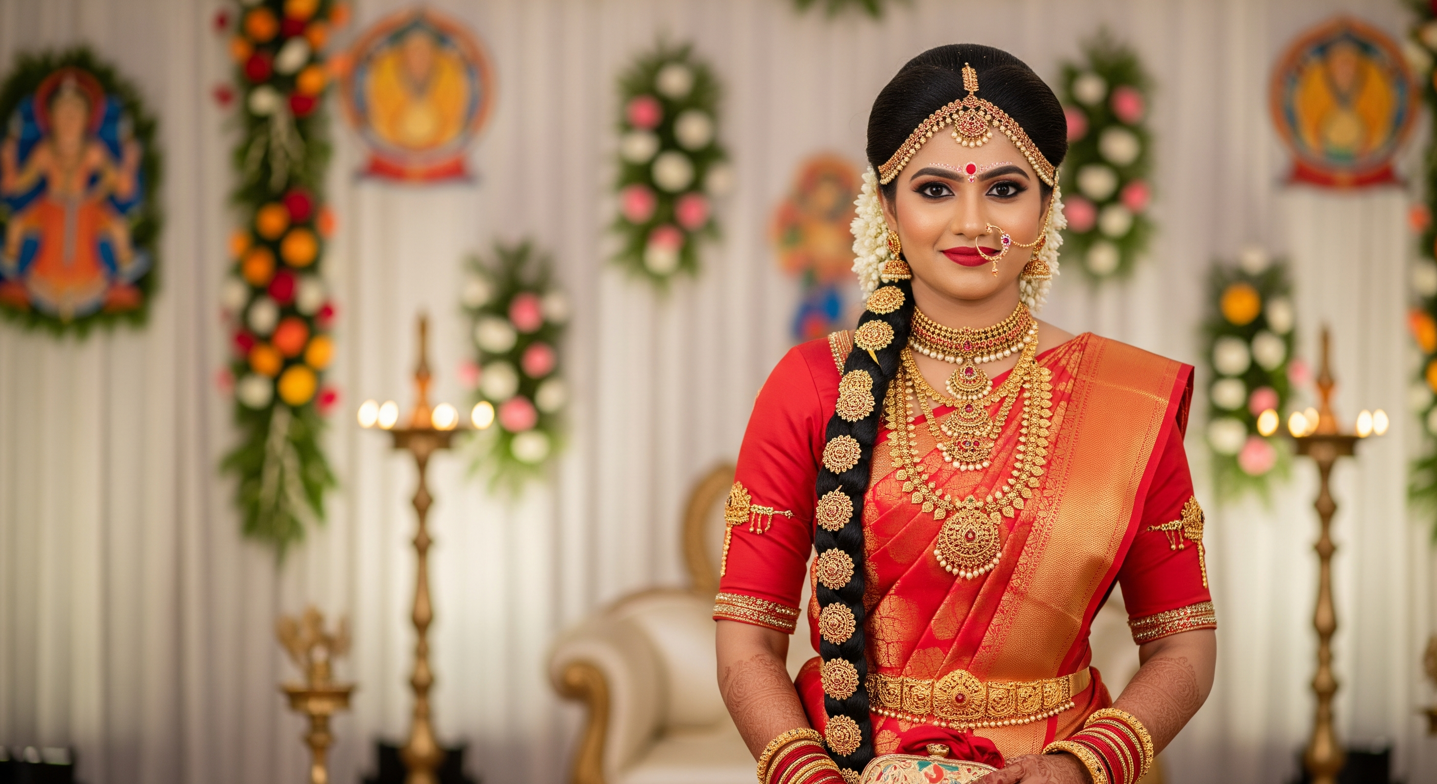 Professional South Indian Saree Draping